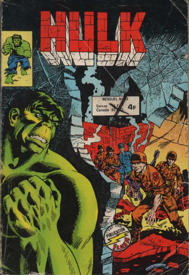 Scan de la Couverture Hulk Publication Flash n 15
